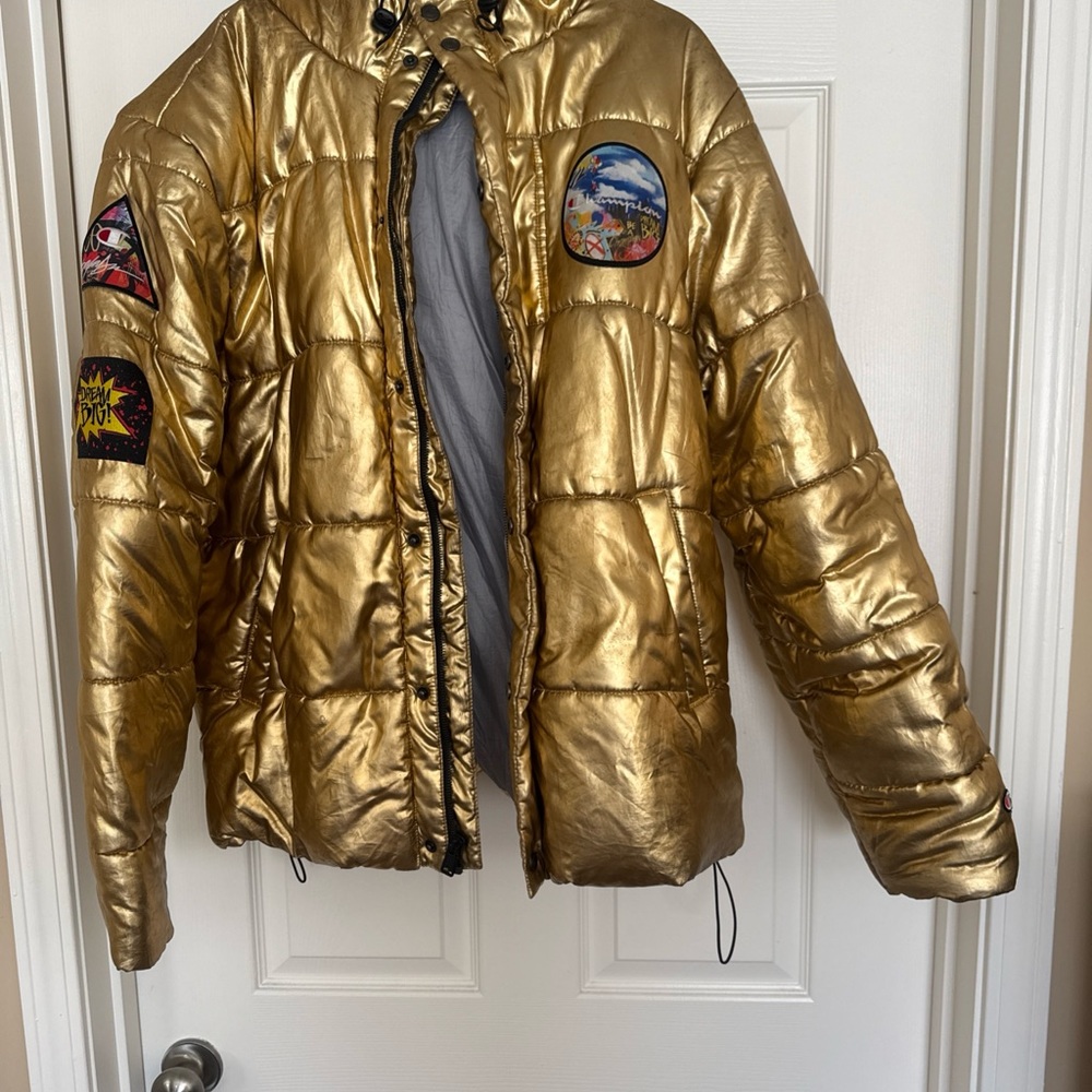 Champions Men’s Metallic Puffer Coat